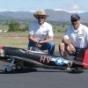 russ and dave with lorene model (1)